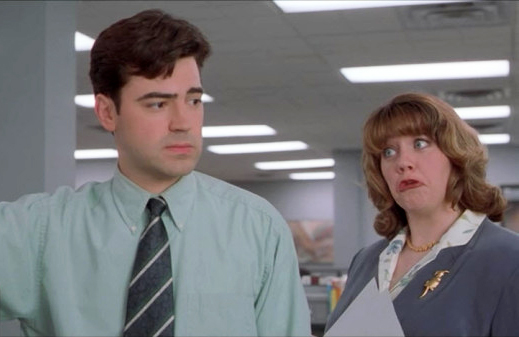 What if Peter's "case of the Mondays" was caused by working in a sick building? Photo credit: "Office Space," 20th Century Fox, 1999