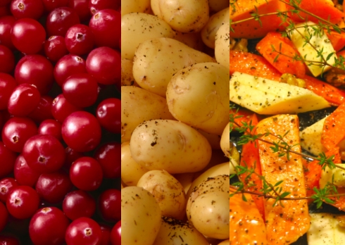 Which of these popular Thanksgiving vegetables is native to North America, and which ones are not?