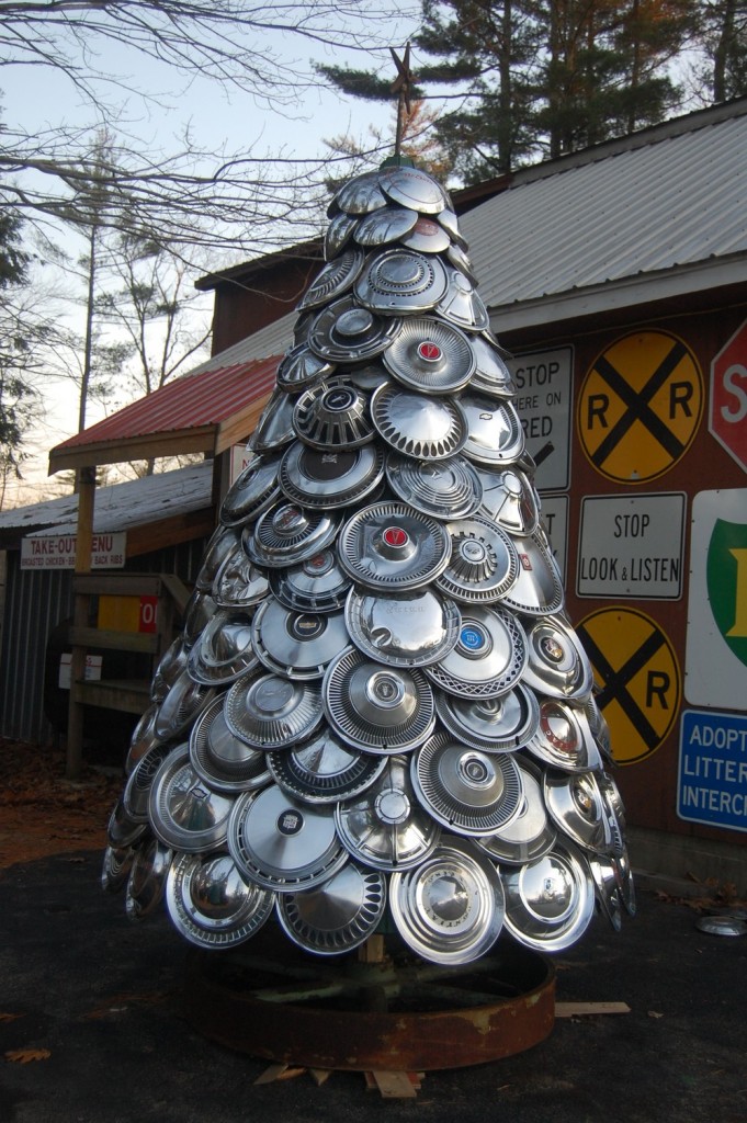 Hubcap trees are a big thing in many areas of hte country. 