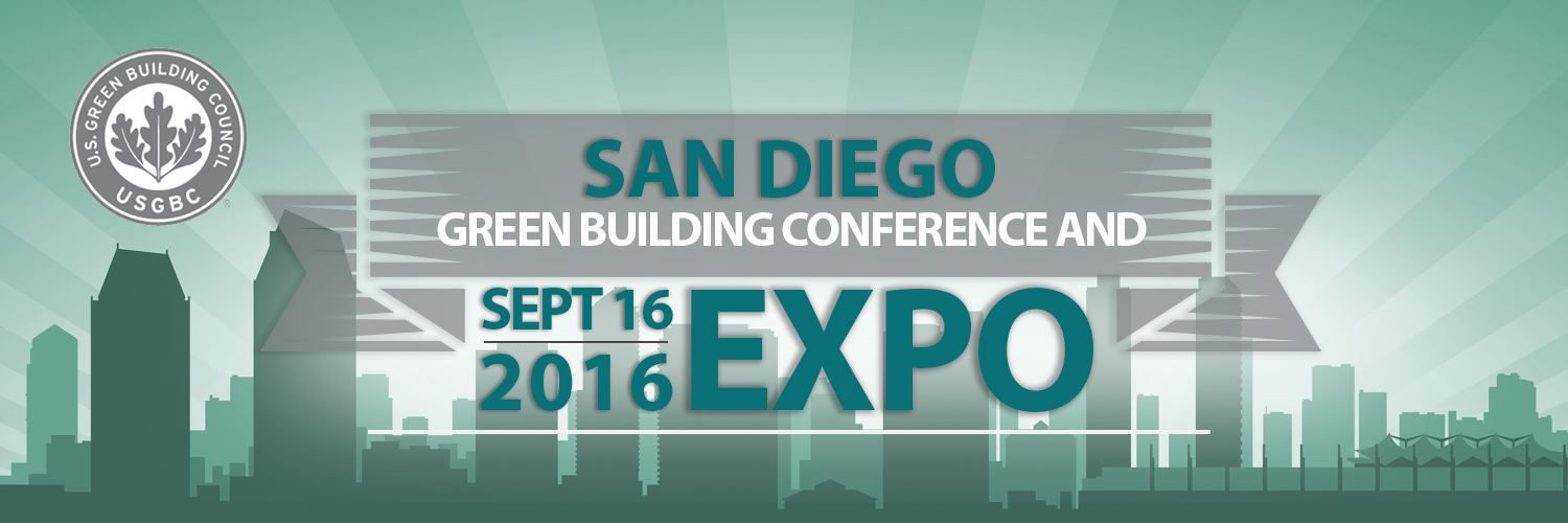 USGBC Green Building Conference and Expo September 16, 2016