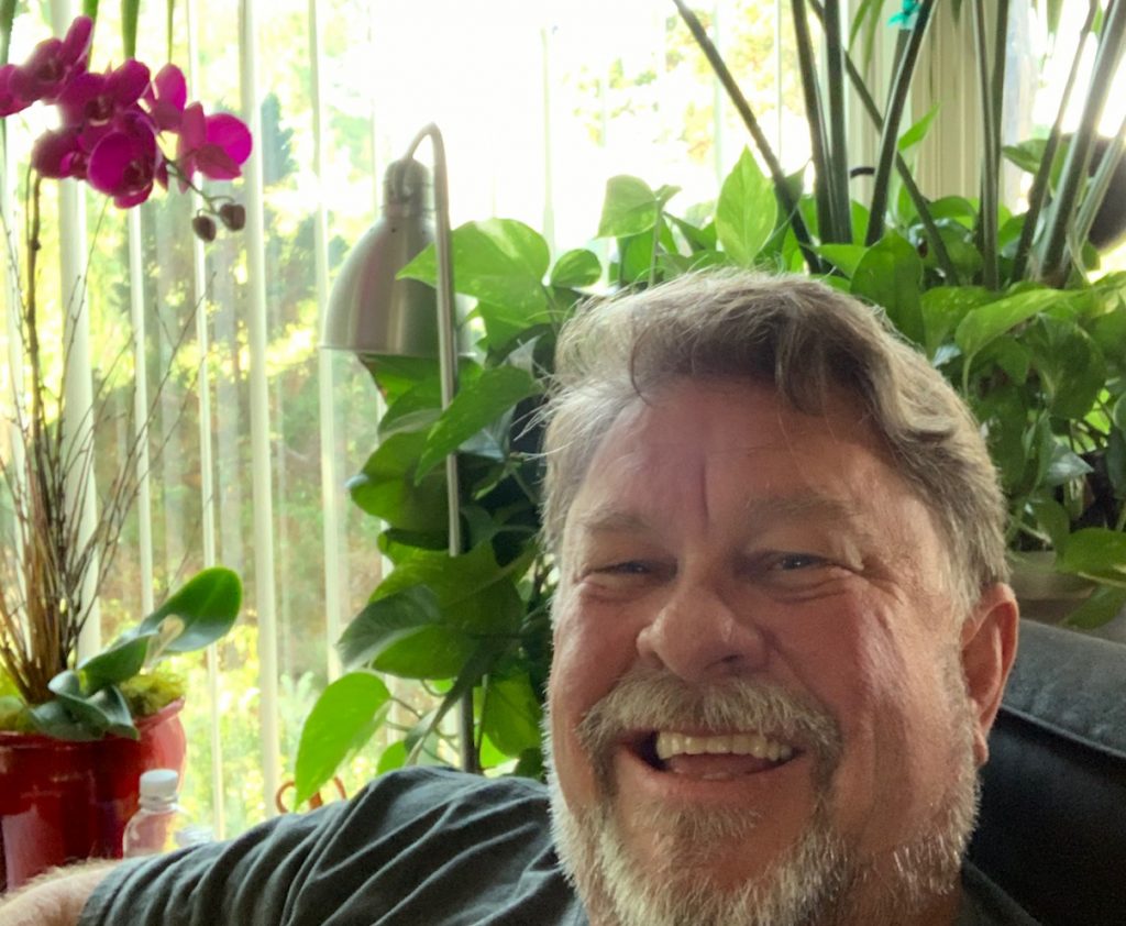 Surrounded by some of my 50 plants at home! Jim Mumford Good Earth Plant Company houseplants indoor plants
