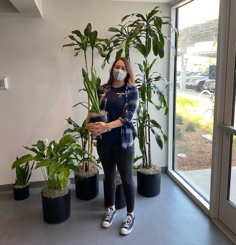 Our donated plants find new homes with the new residents of the Alpha Project's brand new residence in Imperial Beach. #StayPlanted