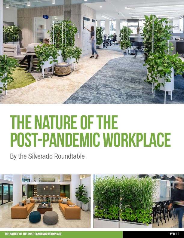Where would YOU rathr work? Our new white paper is optimistic about the future of the American office. Cover: Silverado Roundtable
