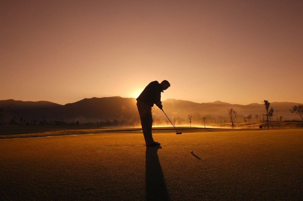 "Happiness is a long walk with a putter." Greg Norman