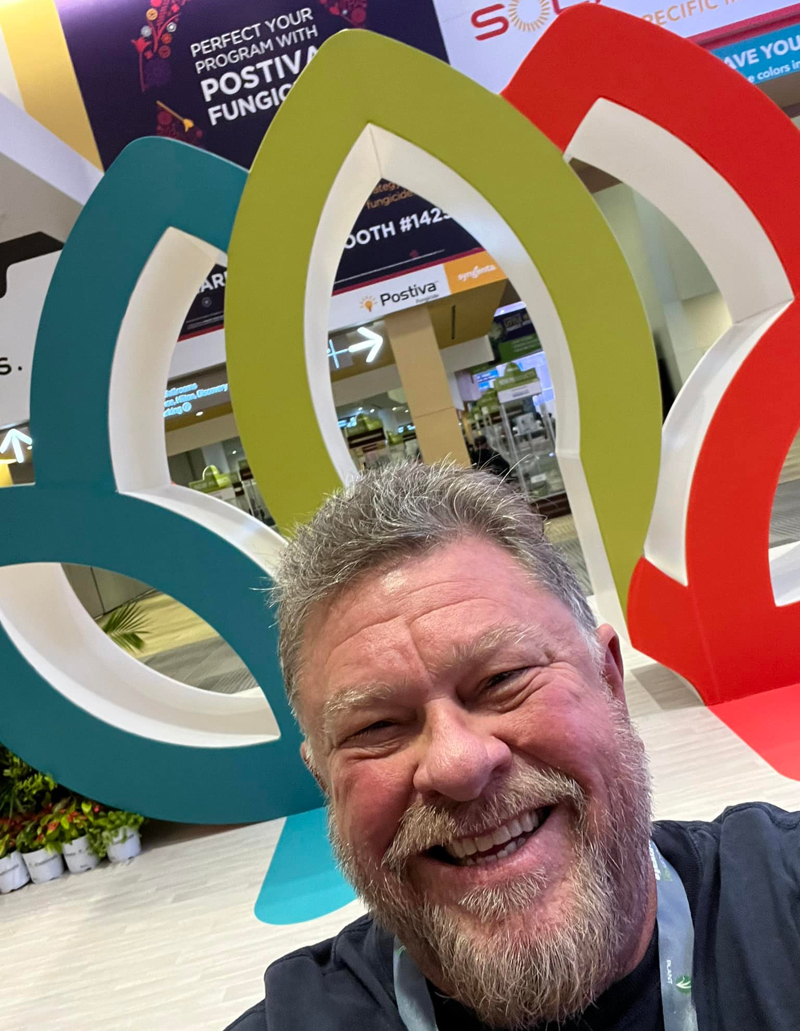 First Cultivate 22 selfie. Looking forward to exploring the trade show exhibits annd learning about new trends. Photo: Jim Mumford