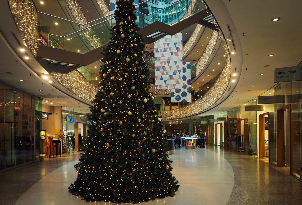 Looking for a beautiful holiday display for your lobby or building interior this year? You need to start serious planning now. Photo: Michael Gaudav