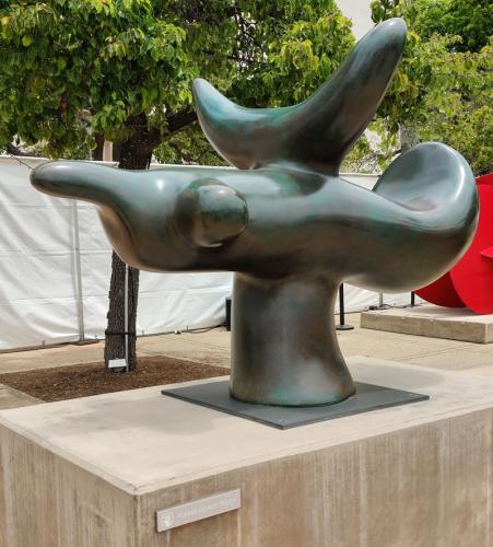 The original inspiration for our piece is the sculpture "Solar Bird" by Joan Miro. Photo: Good Earth Plant Company